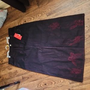 Style J Size 42 long jean skirt